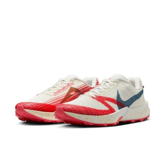 Nike ReactX Terra Kiger 10 Size 12 Men Running Shoes White Ember FV3929-100 NEW main image 9